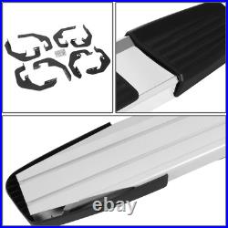 For 17-19 Silverado Sierra Crew Cab 6 Aluminum Side Step Bar Running Boards