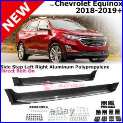For 18-19+ Chevy Equinox Side Step Running Board Nerf Bars Driver Passenger Side
