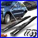 For 19-21 Chevy Silverado Ext Cab 6 Oval Side Step Nerf Bar Running Board Black