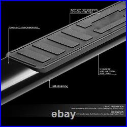 For 19-21 Silverado Sierra Extended Cab 5 Curved Oval Step Bar Running Boards
