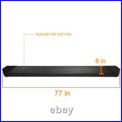 For 19-22 Silverado/Sierra 1500-3500 Extended Cab Side Nerf Bar Running Boards