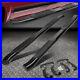 For 19-22 Silverado Sierra Crew Cab Black 4 Curved Oval Step Bar Running Board