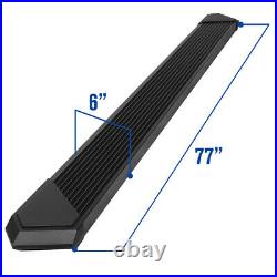For 19-22 Silverado Sierra Extended Cab S/S Pleated Side Step Bar Running Boards
