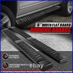 For 19-24 Chevy Silverado GMC Sierra Extended Cab 6 Side Step Bar Running Board