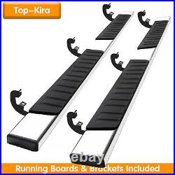 For 19-24 Silverado 1500 Double Cab 6 Nerf Bar Running Boards SS Side Step H