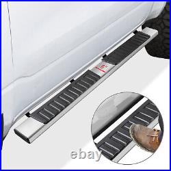 For 19-24 Silverado 1500 Double Cab 6 Nerf Bar Running Boards SS Side Step H