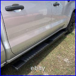 For 19-24 Silverado 1500 Double Cab 6 Side Step BLK Running Board Nerf Bar H