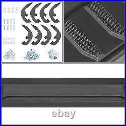 For 19-24 Silverado Sierra 1500 2500/3500HD Crew Cab Black 6Flat Running Boards