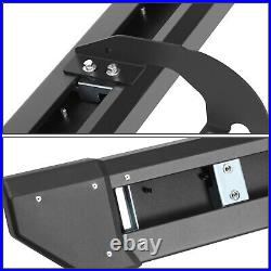 For 19-24 Silverado Sierra 1500 2500/3500HD Crew Cab Black 6Flat Running Boards