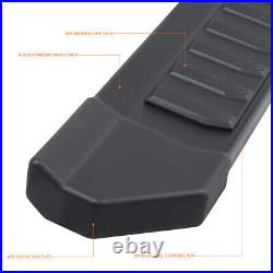 For 19-24 Silverado/Sierra 2500 3500HD Crew Cab 6 Side Step Bar Running Boards