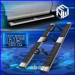 For 19-25 Silverado Sierra 1500 2500 3500HD Crew Cab Side Step Bar Running Board