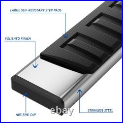 For 19-25 Silverado Sierra 1500 2500 3500HD Crew Cab Side Step Bar Running Board