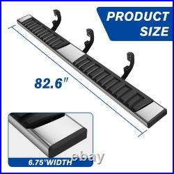 For 19-25 Silverado Sierra 1500 2500 3500HD Crew Cab Side Step Bar Running Board