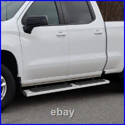For 19-25 Silverado Sierra 1500 2500 3500HD Crew Cab Side Step Bar Running Board