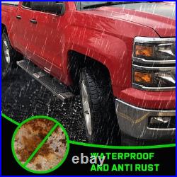 For 19-26 Silverado 1500 Double Cab 6 Nerf Bar Running Boards SS Side Step H