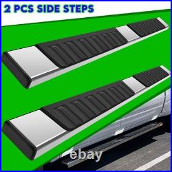For 19-26 Silverado 1500 Double Cab 6 Nerf Bar Running Boards SS Side Step H
