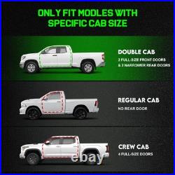 For 19-26 Silverado 1500 Double Cab 6 Nerf Bar Running Boards SS Side Step H