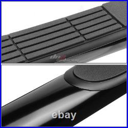 For 2000-2019 Silverado Sierra Extended Cab 3 Step Nerf Bar Running Board Black
