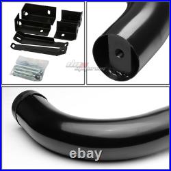 For 2000-2019 Silverado Sierra Extended Cab 3 Step Nerf Bar Running Board Black