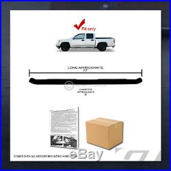 For 2004-2012 Chevy Colorado/GMC Canyon Crew Cab 3 Side Step Nerf Bar Hd Chrome