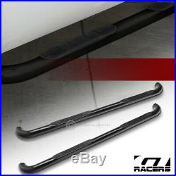 For 2004-2012 Colorado/Canyon Crew 3 Tube Blk Side Step Bars Running Boards Hd