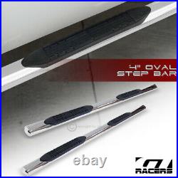 For 2004-2012 Colorado/Canyon Crew 4 Oval Chrome Side Step Bars Running Boards