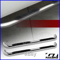 For 2004-2012 Colorado/Canyon Extended 3 Tube Chrome Side Step Bars Boards Hd