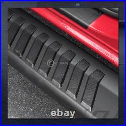 For 2007-2018 Chevy Silverado Extended 6 Matte Black OE Aluminum Running Boards