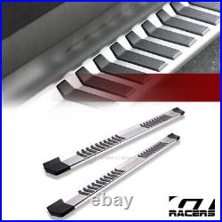 For 2007-2018 Chevy Silverado Extended Cab 6 Silver OE Aluminum Running Boards