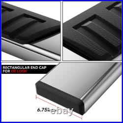 For 2007-2019 Chevy Silverado Regular Cab 6.75 Side Step Bar Running Boards