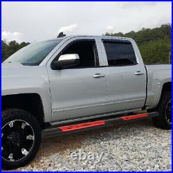 For 2007-2019 Silverado Sierra 5.5 Oval CREW Cab Side Step Bar Running Boards