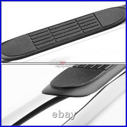 For 2007-2019 Silverado/Sierra Crew Cab 3 Step Nerf Bar Running Board Chrome