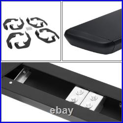 For 2007-2019 Silverado Sierra Crew Cab 5 Side Step Bar Running Board Black