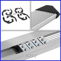 For 2007-2019 Silverado Sierra Crew Cab 6.25 Step Nerf Bar Running Board Chrome