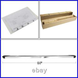 For 2007-2019 Silverado Sierra Crew Cab 6.25 Step Nerf Bar Running Board Chrome