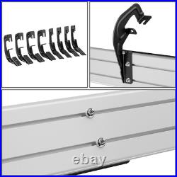 For 2007-2019 Silverado/Sierra Crew Cab 6 Step Nerf Bar Running Board Chrome