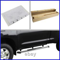 For 2007-2019 Silverado Sierra Regular Cab 5 Side Step Nerf Bar Running Board