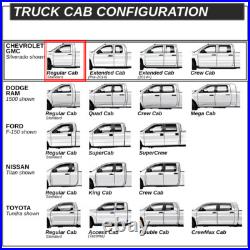 For 2007-2019 Silverado Sierra Regular Cab 5 Side Step Nerf Bar Running Board