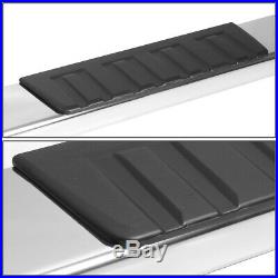 For 2007-2019 Silverado/sierra Ext Cab Black 6running Board Step Bar Lh+rh Side