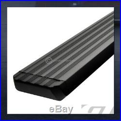For 2007+ Silverado/Sierra Ext 5 Matte Blk Aluminum Side Step Running Boards I4