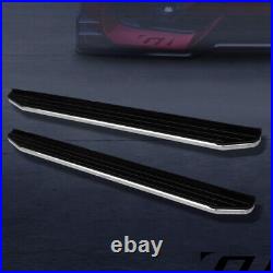 For 2010-2017 Equinox/Terrain 6 Aluminum Blk/Chrome Side Step Running Boards Vp