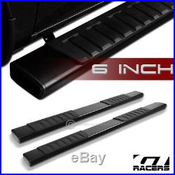For 2015-2018 Colorado Crew Cab 6 Oe Type Aluminum Blk Side Step Running Boards