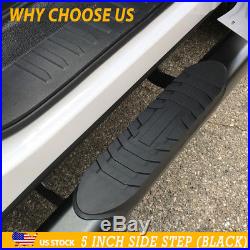 For 2015-2019 Colorado/Canyon Crew Cab 5 Black Running Board Nerf Bar Side Step