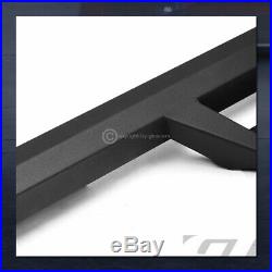 For 2015-2019 Colorado/Canyon Ext Matte Blk Hoop Drop Step Side Nerf Bars Boards