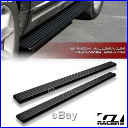 For 2015+ Colorado/Canyon Crew 5 Matte Blk Aluminum Side Step Running Boards I4