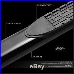 For 2019-2020 Silverado Sierra Extended Cab 4''oval Nerf Step Bar Running Board