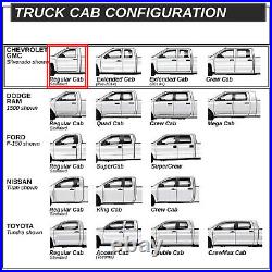 For 2019-2024 Silverado/Sierra 1500 2500 3500HD Standard Cab Running Boards