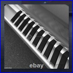 For 2019-2025 Silverado/Sierra Crew 6 Silver OE Style Aluminum Running Boards