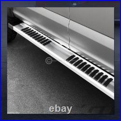 For 2019-2025 Silverado/Sierra Crew 6 Silver OE Style Aluminum Running Boards