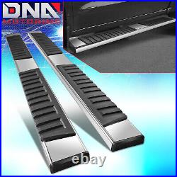 For 2019-2025 Silverado/Sierra Crew Cab 6.75 Flat Side Step Bar Running Boards